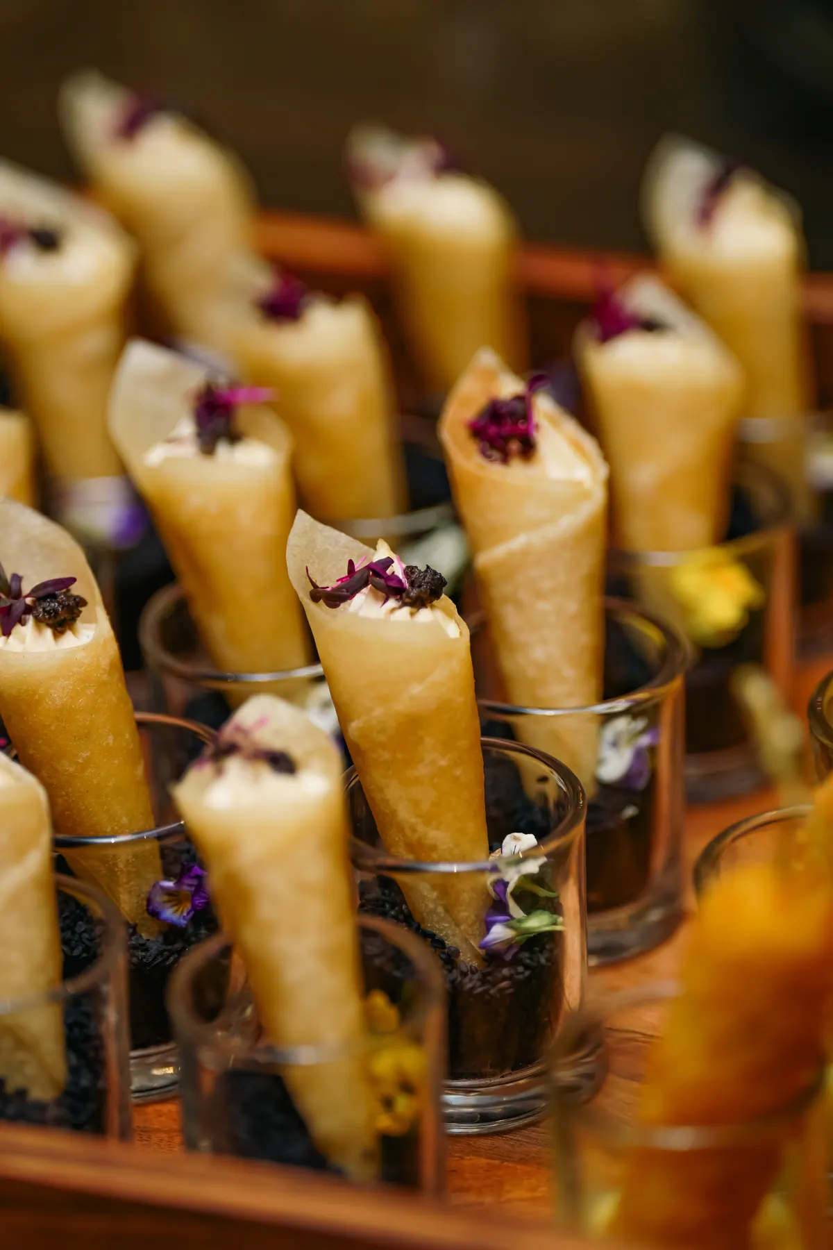 Mirsam hummus & truffle cornets — photograph 1 of 1